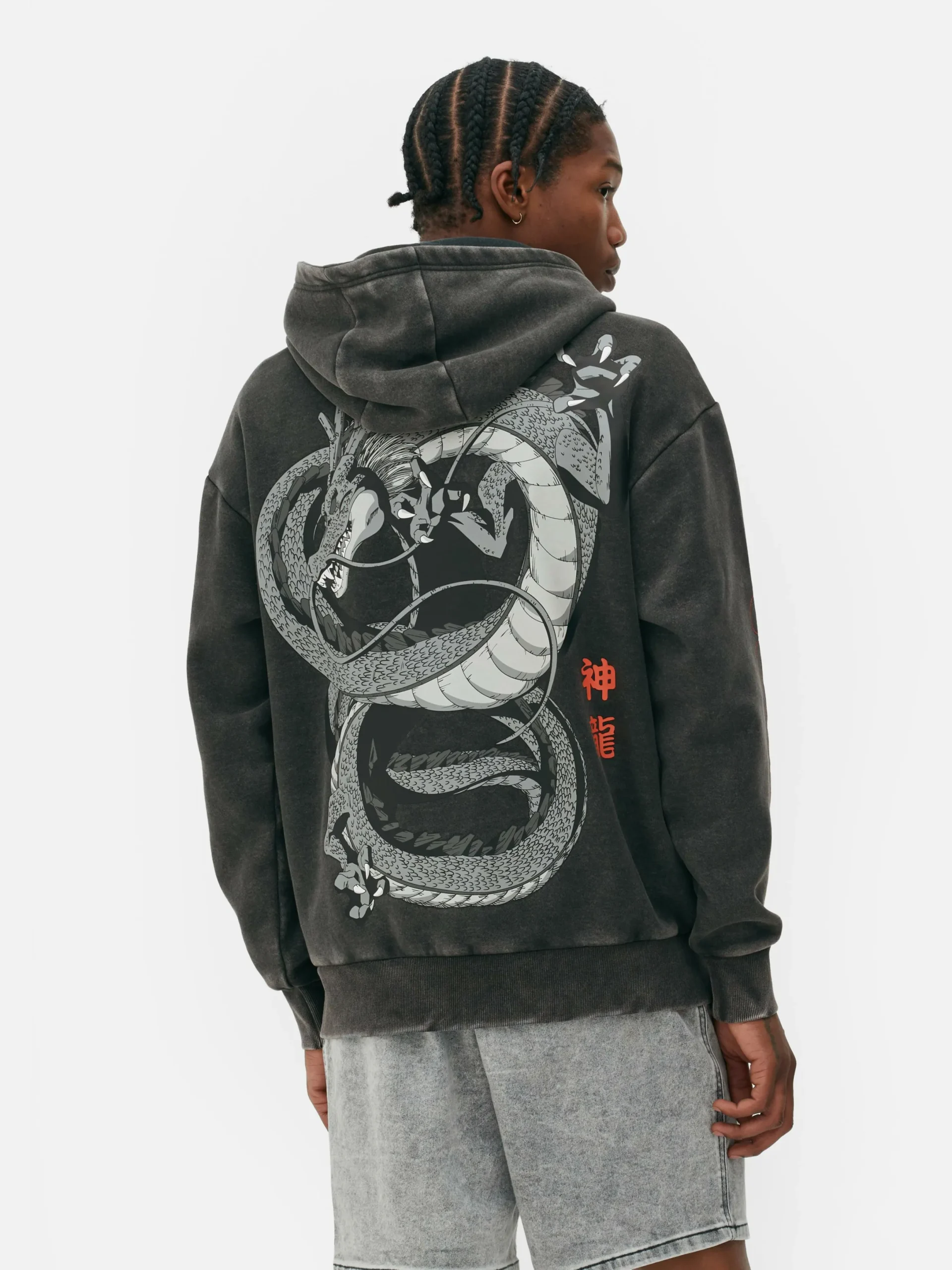 Grafik-T-Shirts Und -Sweatshirts|Hoodies Und Sweatshirts|Primark „Dragon Ball Z Shenlong“ Hoodie Schwarz