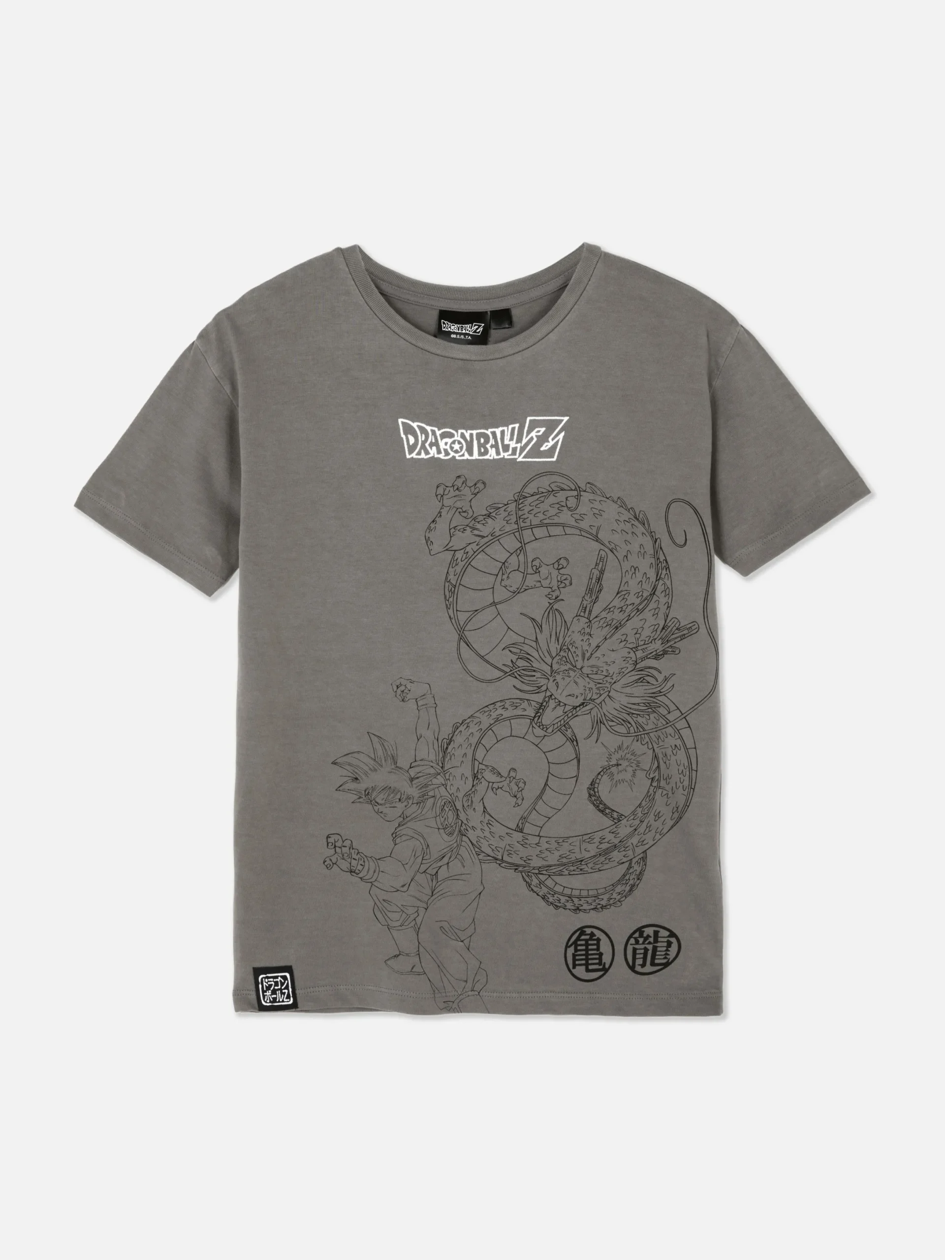 Tops Und T-Shirts|Primark „Dragon Ball Z“ T-Shirt Mit Grafik Hellgrau