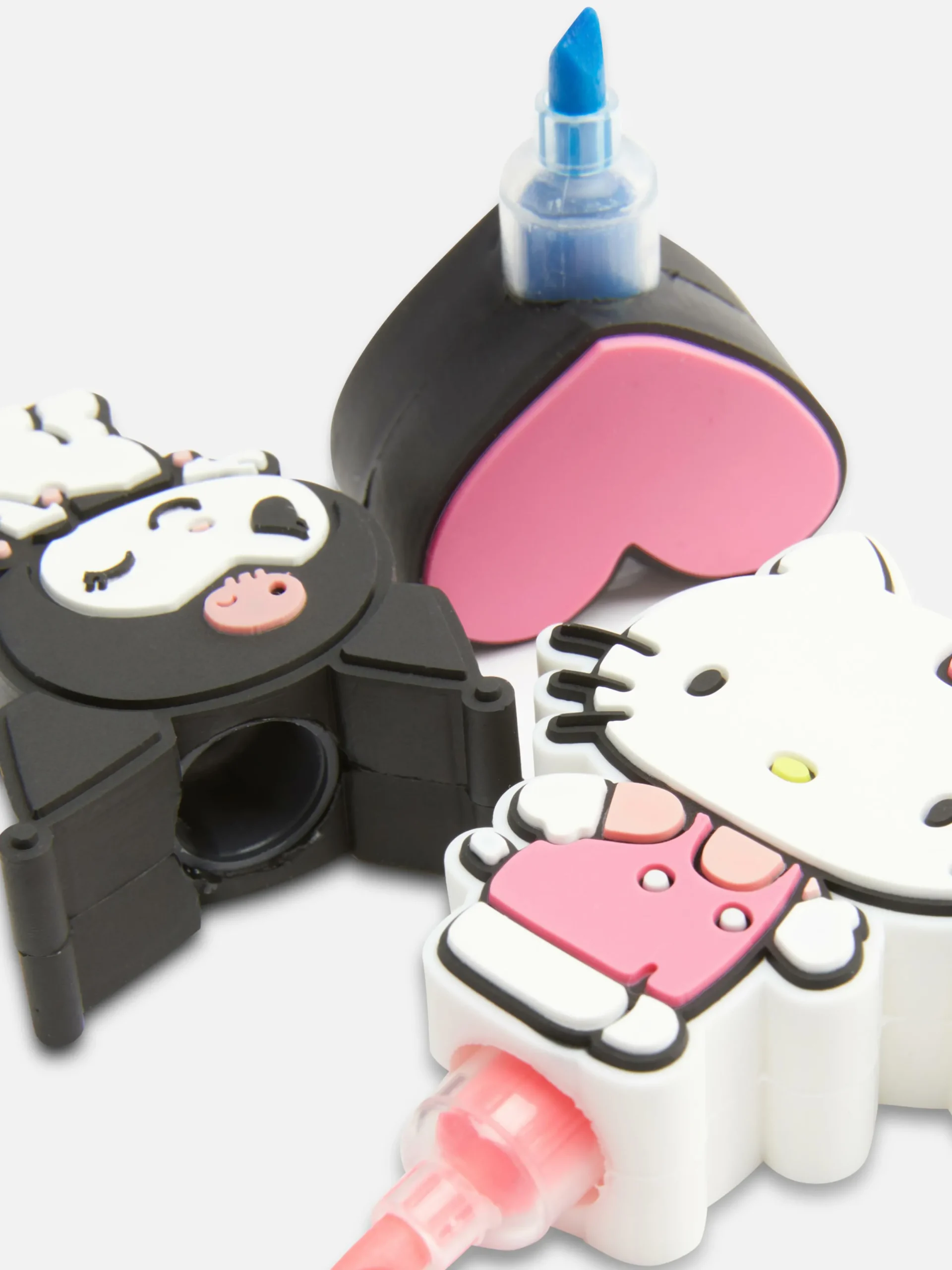 Buntstifte|Primark Duftende „Hello Kitty Und Kuromi“ Textmarker, 2er-Pack Rot