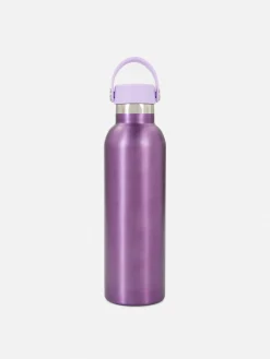 Tassen Und Becher|Primark Edelstahl-Trinkflasche Mit Griff Violett