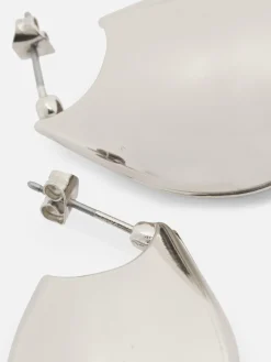 Schmuck|Primark Eimer-Hängeohrringe Weiß