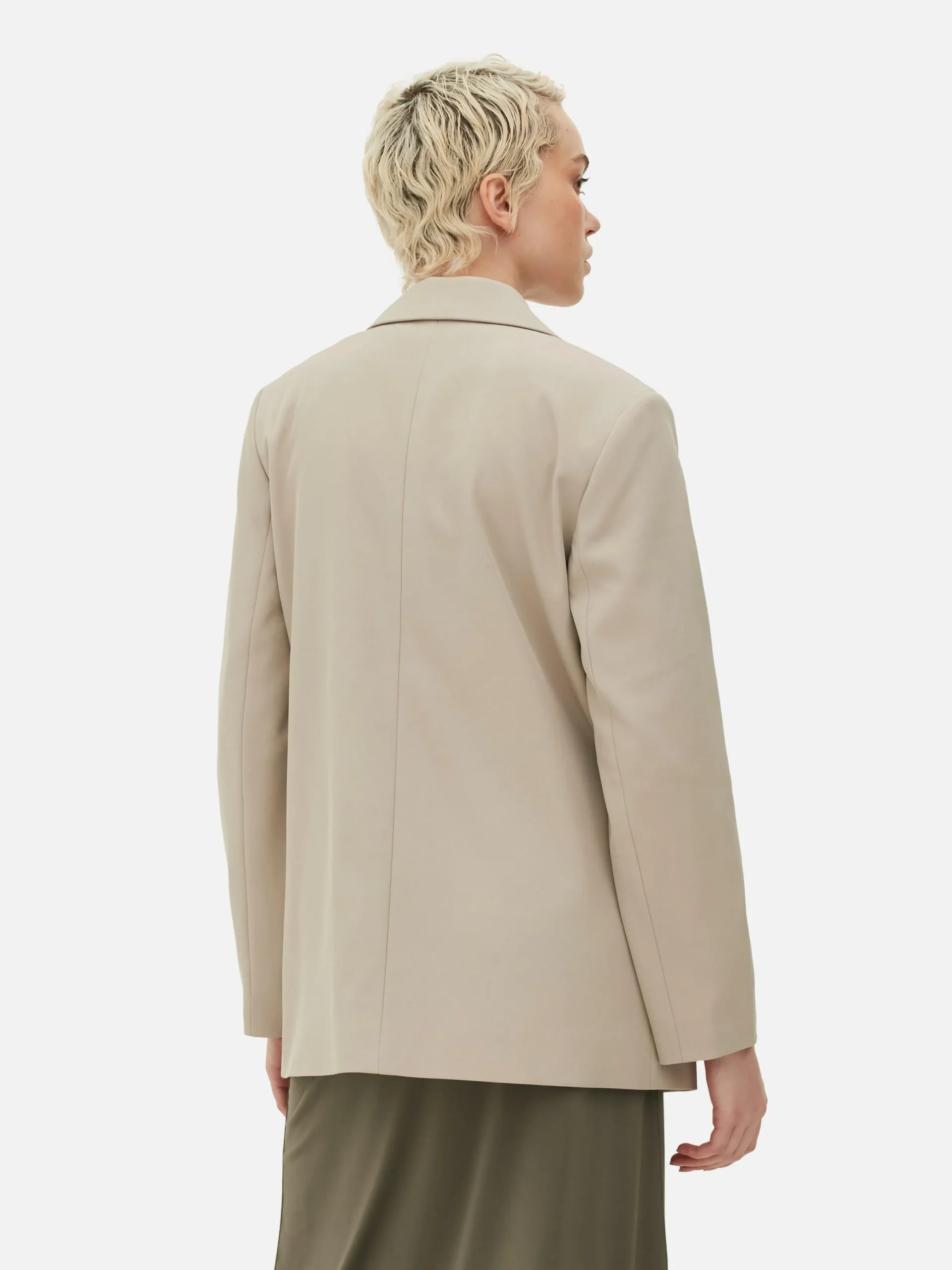 Blazer|Primark Einreihiger Blazer Zum Kombinieren Steinfarben