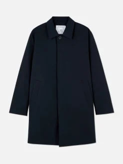 Jacken Und Mäntel|Primark Einreihiger, Langer Mac Marineblau