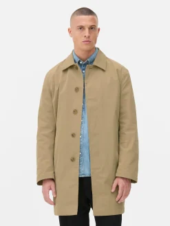 Jacken Und Mäntel|Primark Einreihiger, Langer Mac Beige