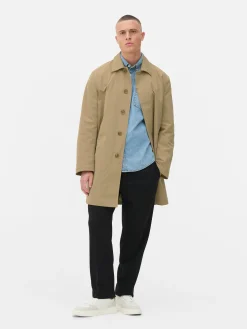 Jacken Und Mäntel|Primark Einreihiger, Langer Mac Beige