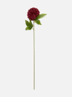Kunstpflanzen Und -Blumen|Primark Einzelner, Künstlicher Chrysanthemenstängel Burgunderrot
