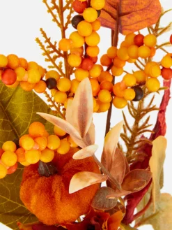 Halloween-Deko Und Süßigkeiten|Halloween Alle|Primark Einzelner, Künstlicher, Herbstlicher Laubzweig Orange