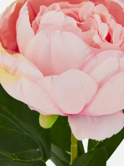 Kunstpflanzen Und -Blumen|Primark Einzelner, Künstlicher Pfingstrosen-Zweig Hellrosa