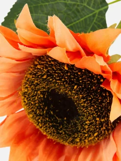 Kunstpflanzen Und -Blumen|Primark Einzelner, Künstlicher Sonnenblumen-Dekozweig Orange