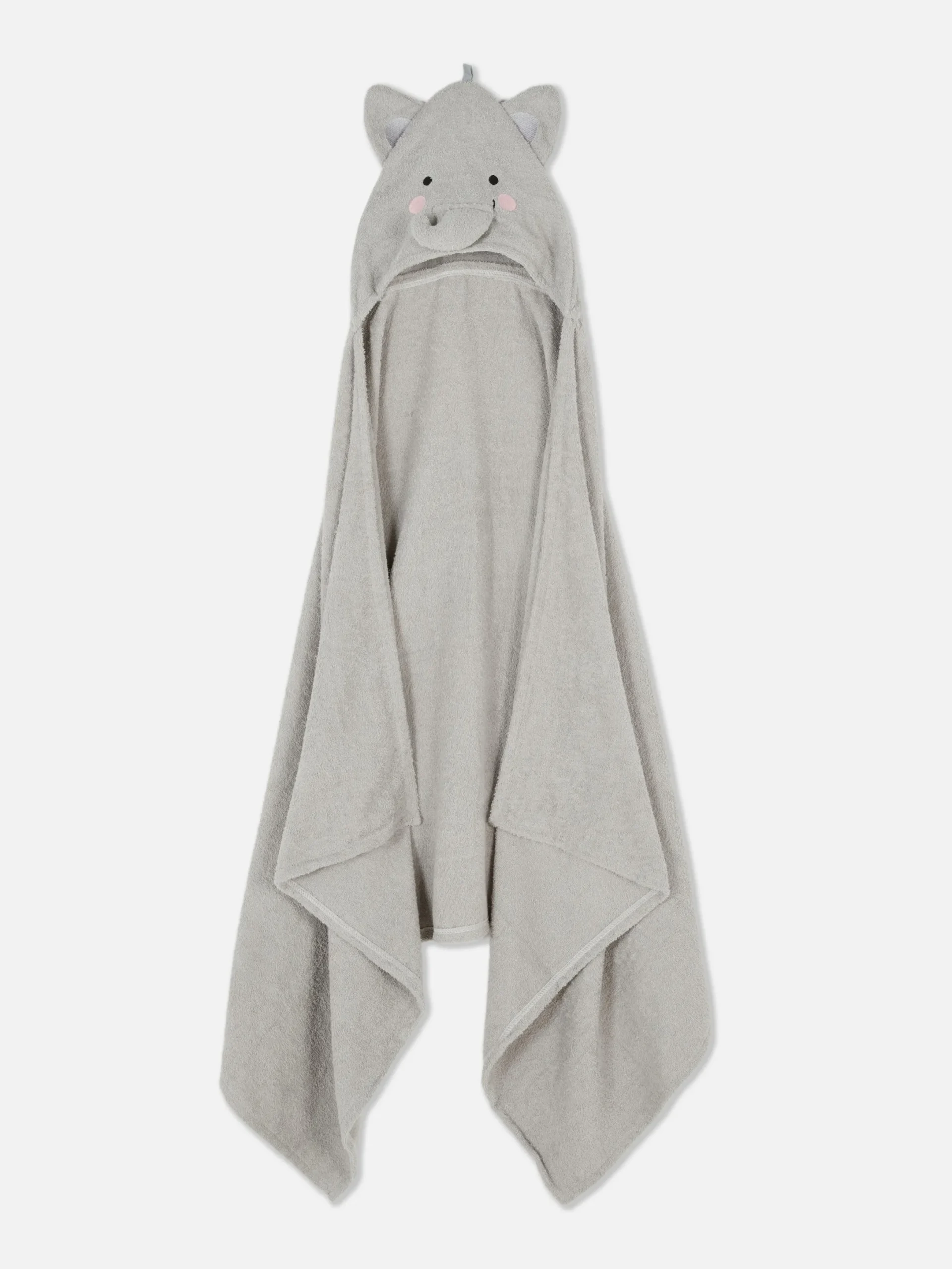 Baden Und Wickeln|Primark Elefanten-Handtuch Mit Kapuze Grau
