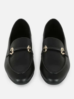 Flache Schuhe|Primark Elegante Loafer Mit Trense Schwarz