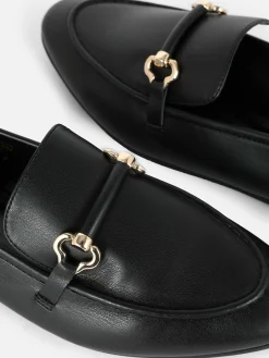 Flache Schuhe|Primark Elegante Loafer Mit Trense Schwarz