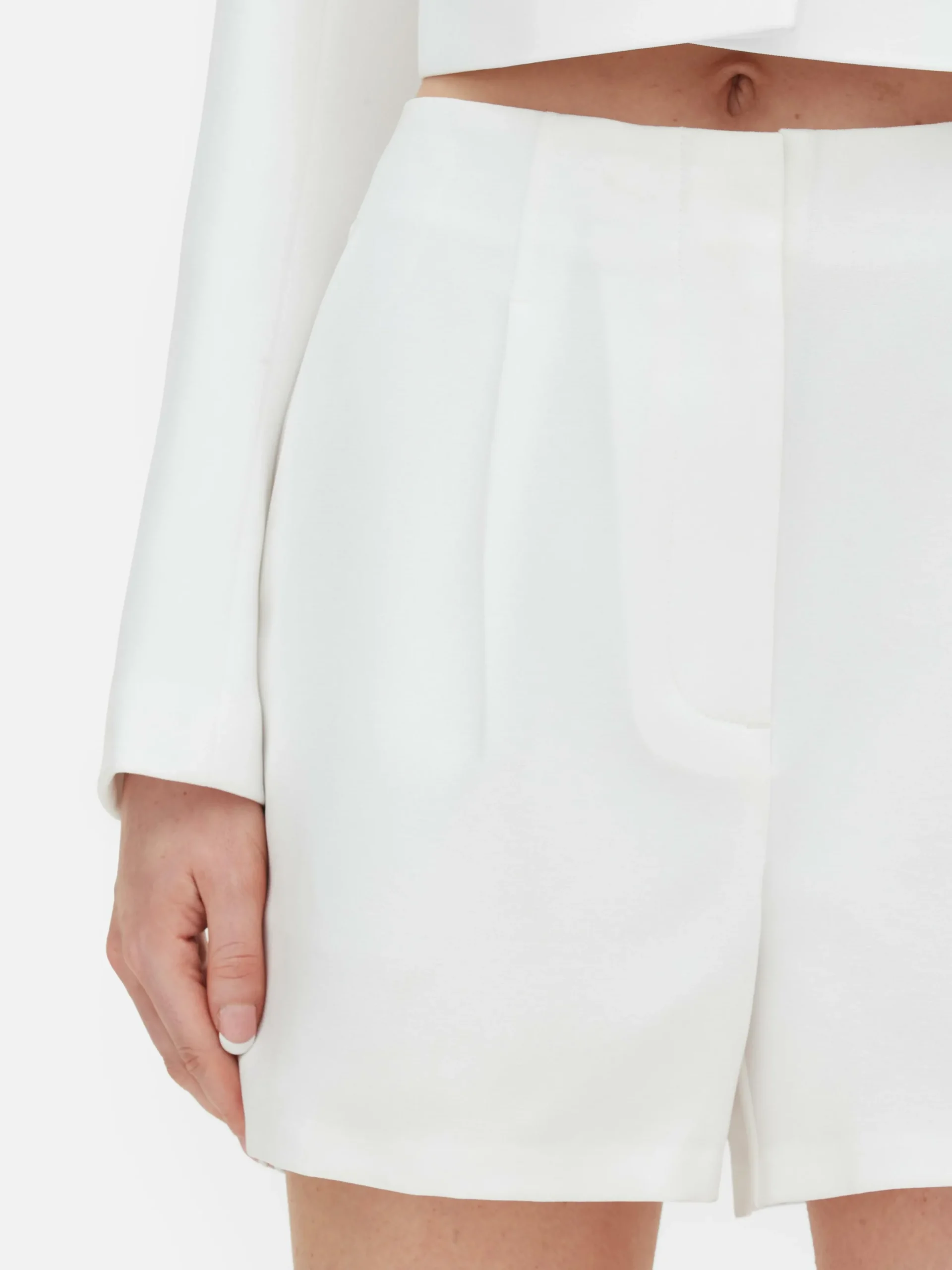 Shorts|Primark Elegante Shorts Weiß