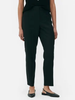 Hosen Und Leggings|Primark Elegante Slim-Fit-Hose Schwarz