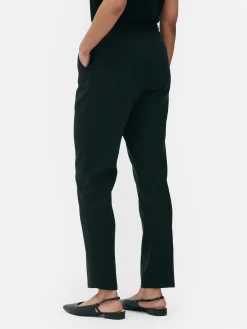 Hosen Und Leggings|Primark Elegante Slim-Fit-Hose Schwarz
