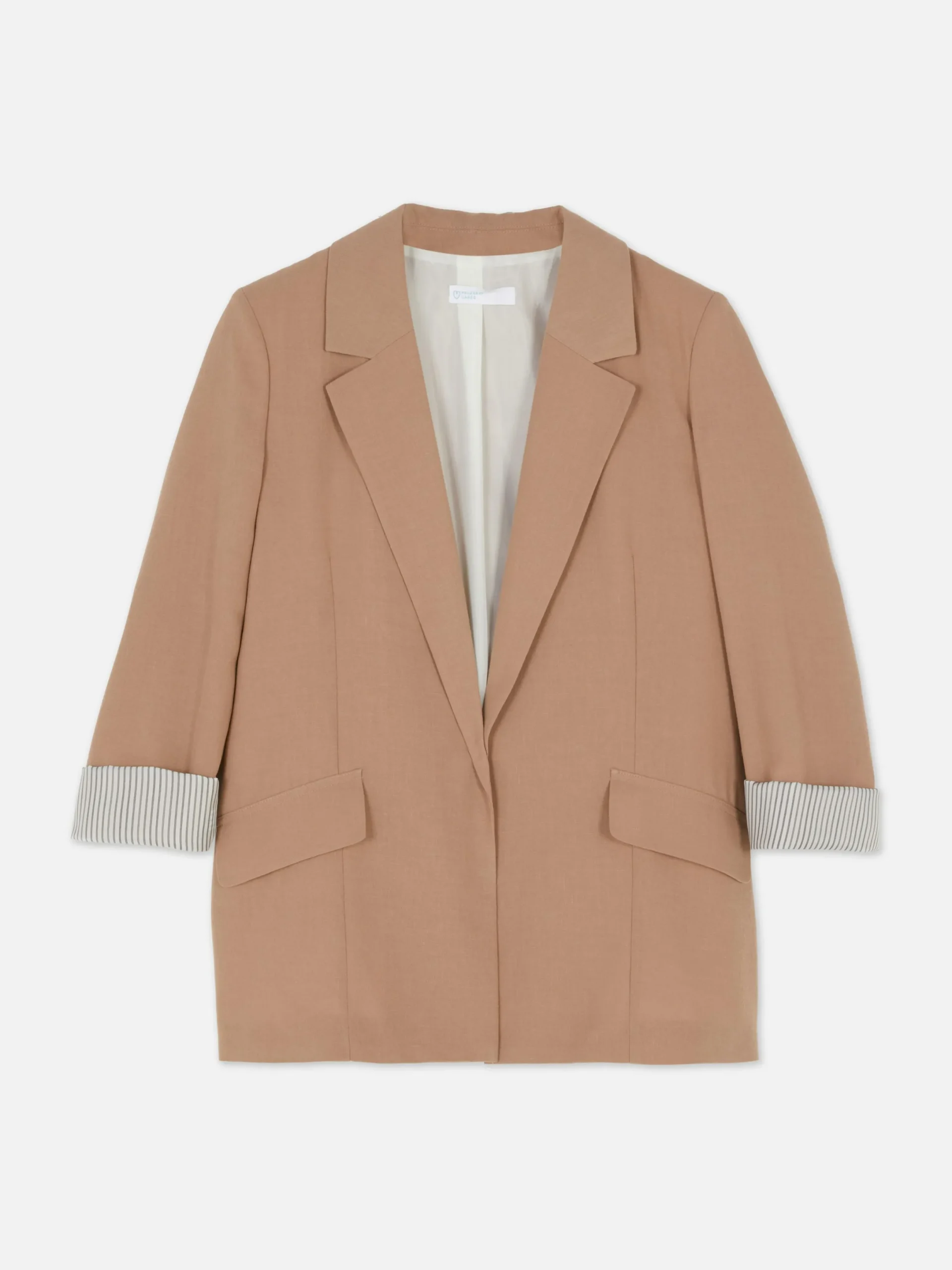 Blazer|Primark Eleganter Blazer Mit Offener Front Terrakottafarben