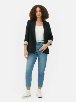 Blazer|Primark Eleganter Blazer Mit Offener Front Schwarz