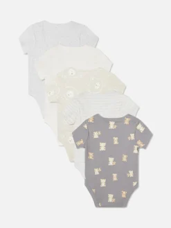 Bodys Und Westen|Primark Essential-Bodysuits, 5er-Pack Multi