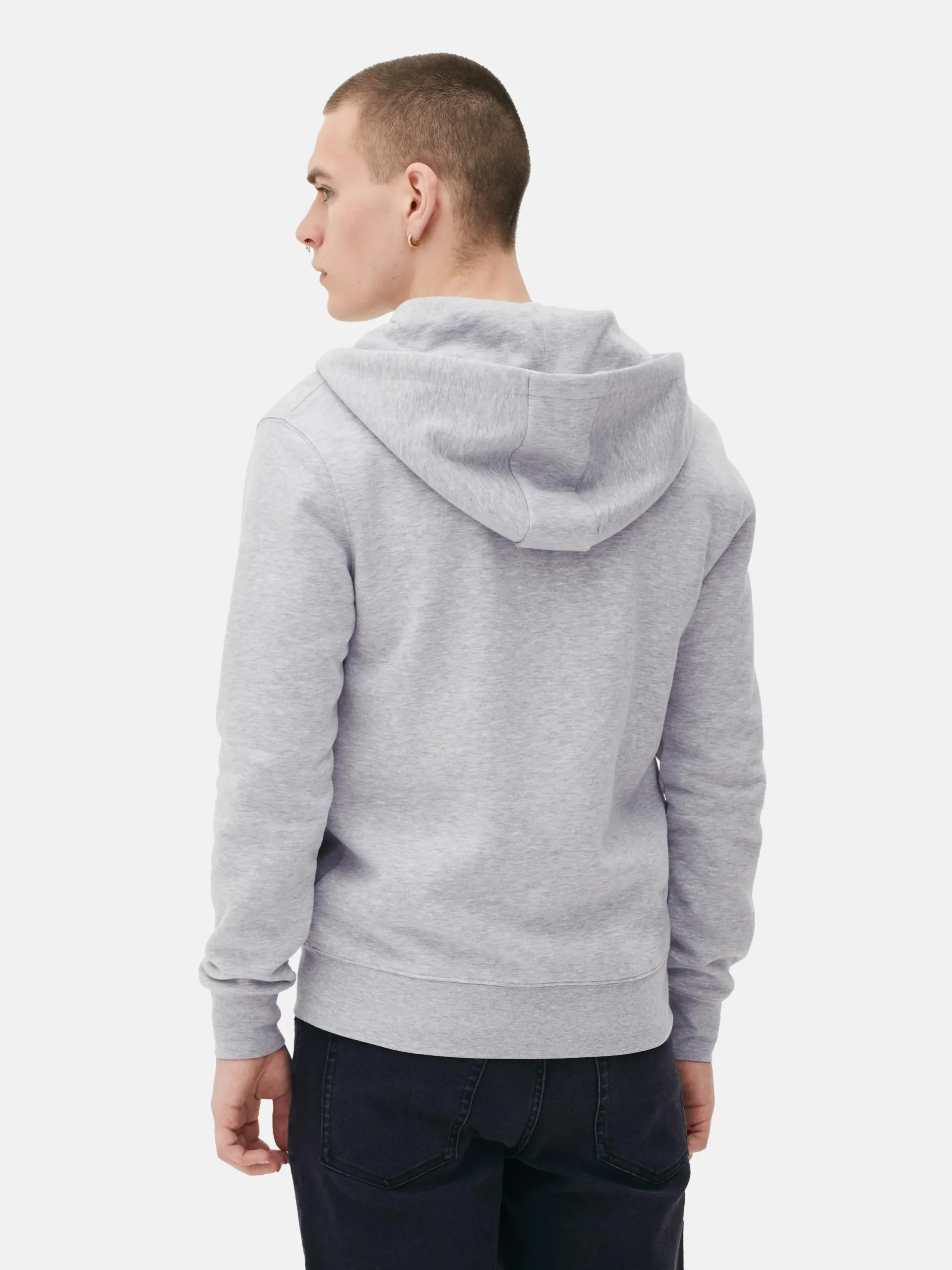 Hoodies Und Sweatshirts|Primark Essential-Hoodie Mit Reißverschluss Grau