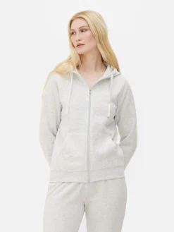 Loungewear|Hoodies Und Sweatshirts|Primark Essential-Hoodie Mit Reißverschluss Grau meliert