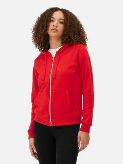 Hoodies Und Sweatshirts|Primark Essential-Hoodie Mit Reißverschluss Rot