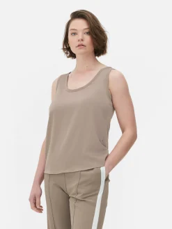 Tops Und T-Shirts|Primark Essential-Trägertop In Lässiger Passform Mokkafarben