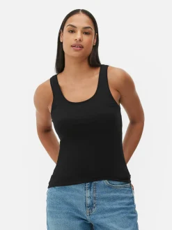Tops Und T-Shirts|Primark Essential-Trägertop Mit Stretch Schwarz