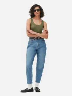 Tops Und T-Shirts|Primark Essential-Trägertop Mit Stretch Khakifarben