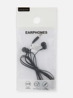 Kopfhörer|Primark Essentielle In-Ear-Kopfhörer Schwarz