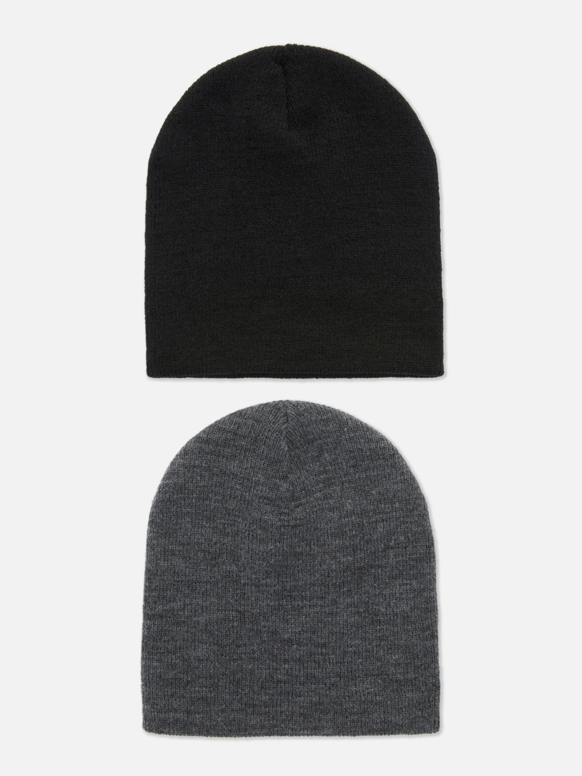 Mützen, Handschuhe Und Schals|Primark Feinstrick-Beanies, 2er-Pack Schwarz