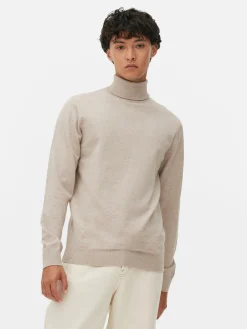 Pullover Und Cardigans|Primark Feinstrickpullover Mit Rollkragen Hellbeige