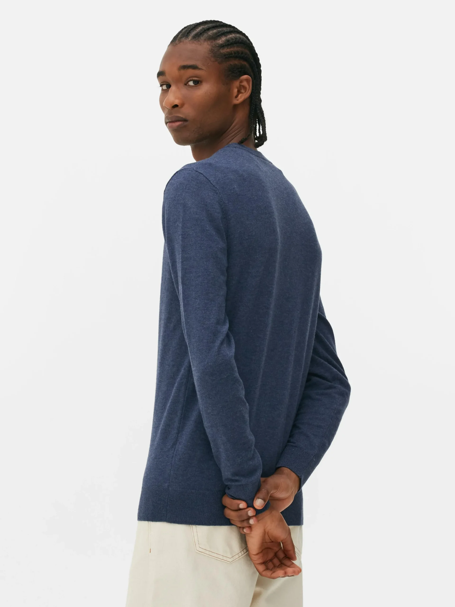 Pullover Und Cardigans|Primark Feinstrickpullover Mit Rundhalsausschnitt Blau