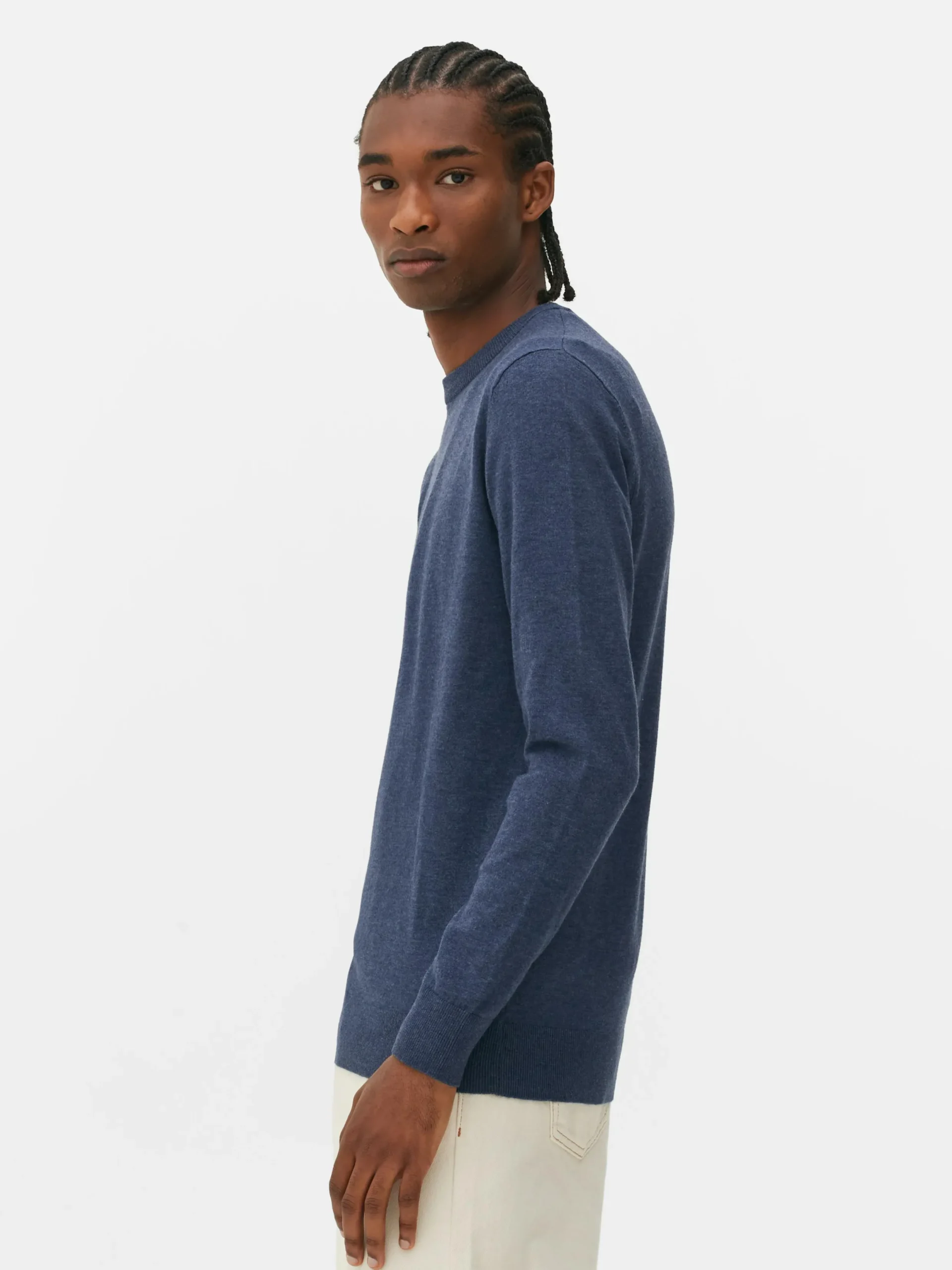 Pullover Und Cardigans|Primark Feinstrickpullover Mit Rundhalsausschnitt Blau