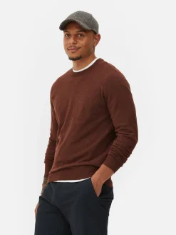 Pullover Und Cardigans|Primark Feinstrickpullover Mit Rundhalsausschnitt Burgunderrot