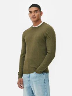 Pullover Und Cardigans|Primark Feinstrickpullover Mit Rundhalsausschnitt Grün