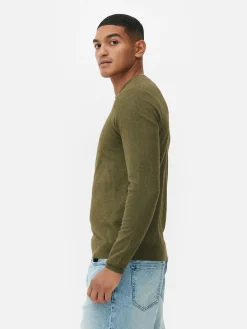 Pullover Und Cardigans|Primark Feinstrickpullover Mit Rundhalsausschnitt Grün