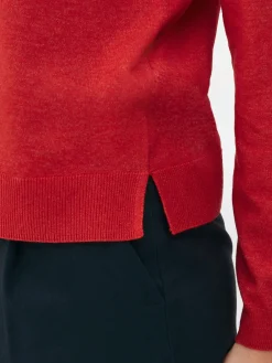 Pullover Und Cardigans|Primark Feinstrick-Rundhalspullover Rot