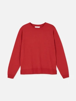 Pullover Und Cardigans|Primark Feinstrick-Rundhalspullover Rot