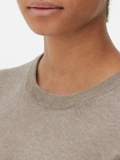 Pullover Und Cardigans|Primark Feinstrick-Rundhalspullover Taupefarben