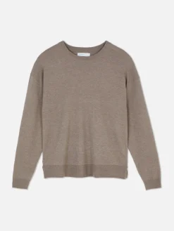 Pullover Und Cardigans|Primark Feinstrick-Rundhalspullover Taupefarben
