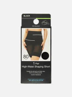 Shapewear|Primark Figurformende Shorts Mit Hohem Bund, 80 Den Schwarz
