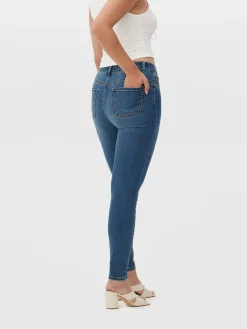 Jeans|Primark Figurformende Skinny Jeans Mittelblau