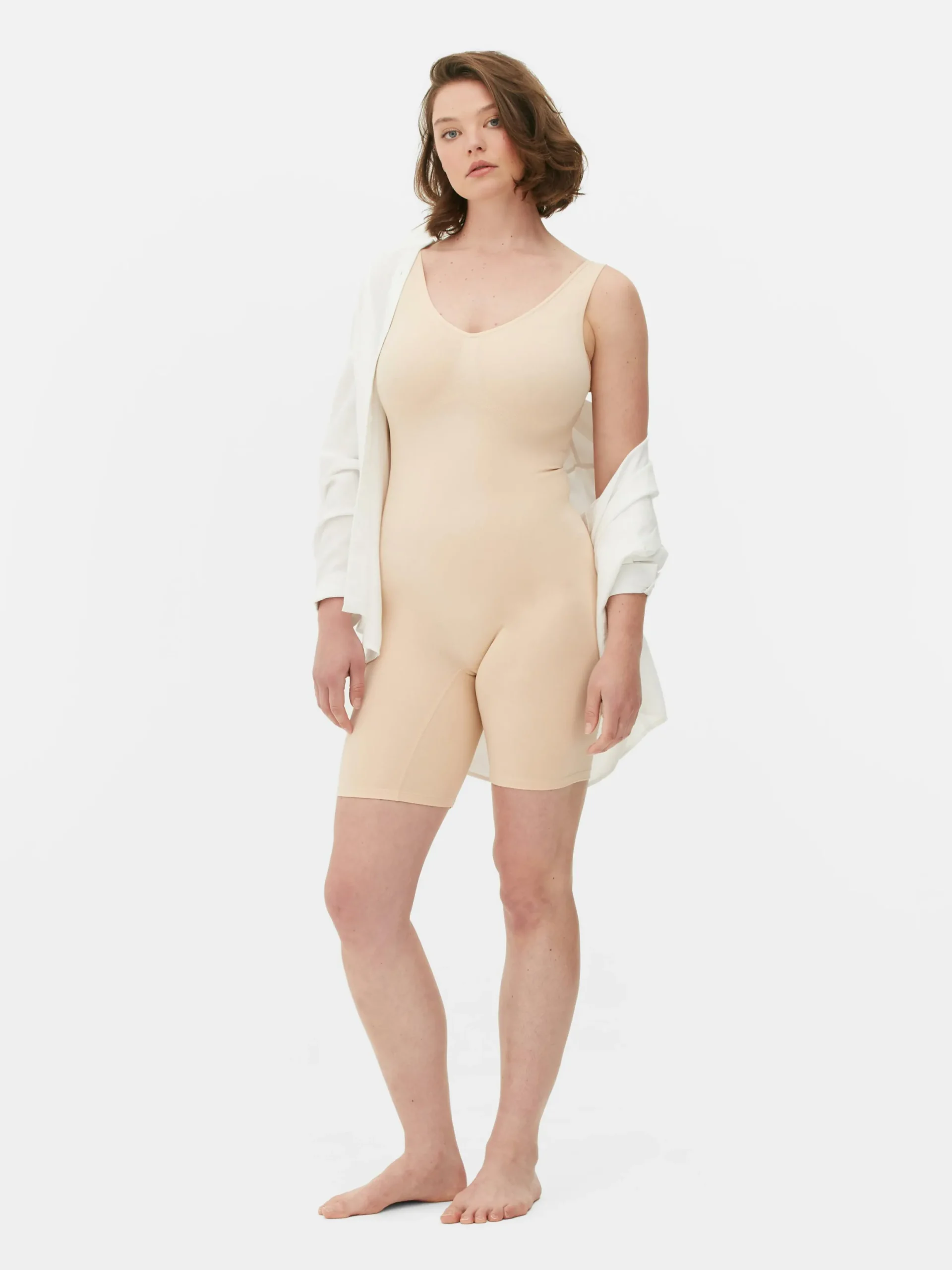 Shapewear|Primark Figurformender Einteiler Taupefarben