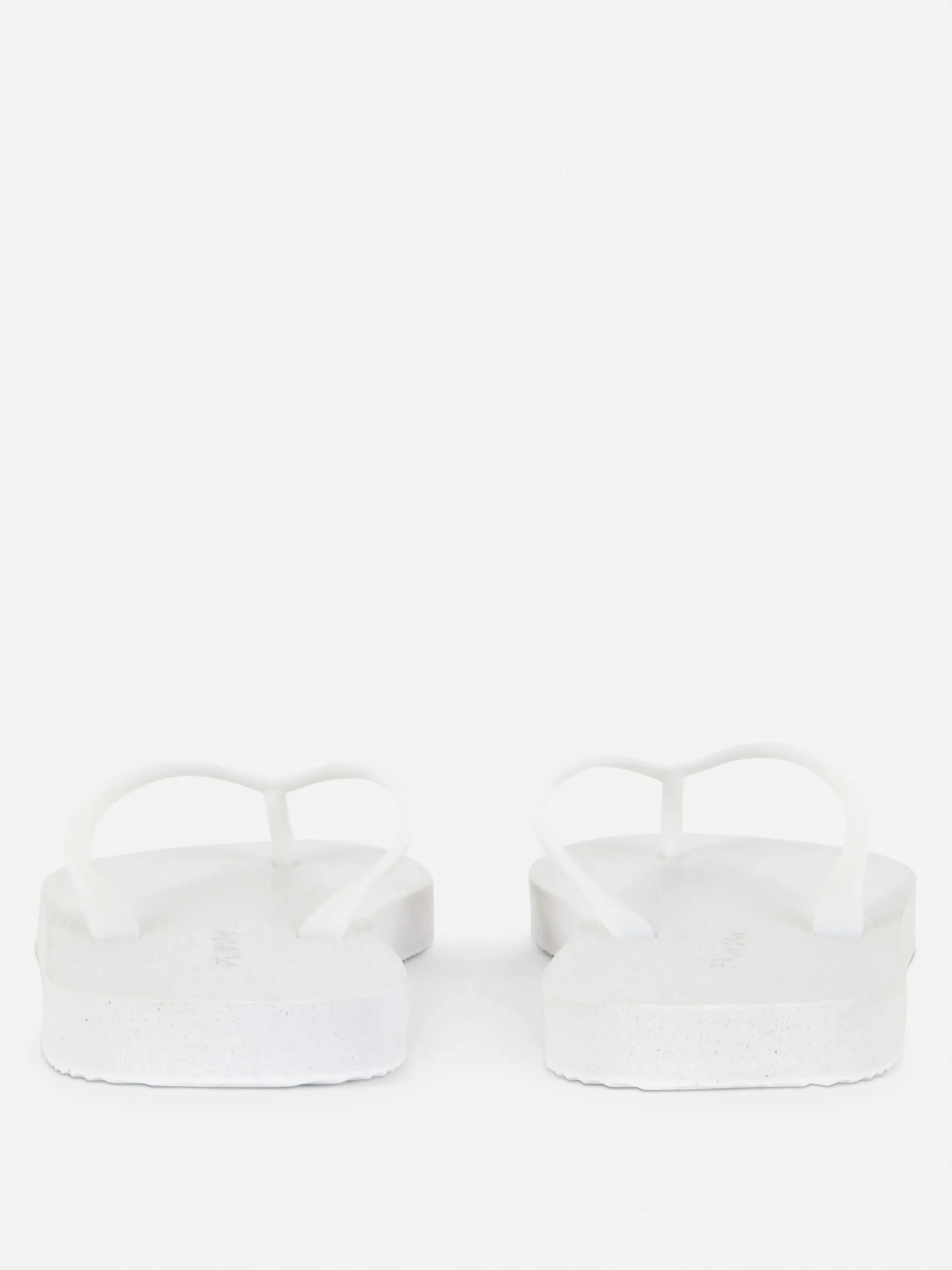 Flipflops Und Badesandalen|Primark Flache Basic Flipflops Weiß