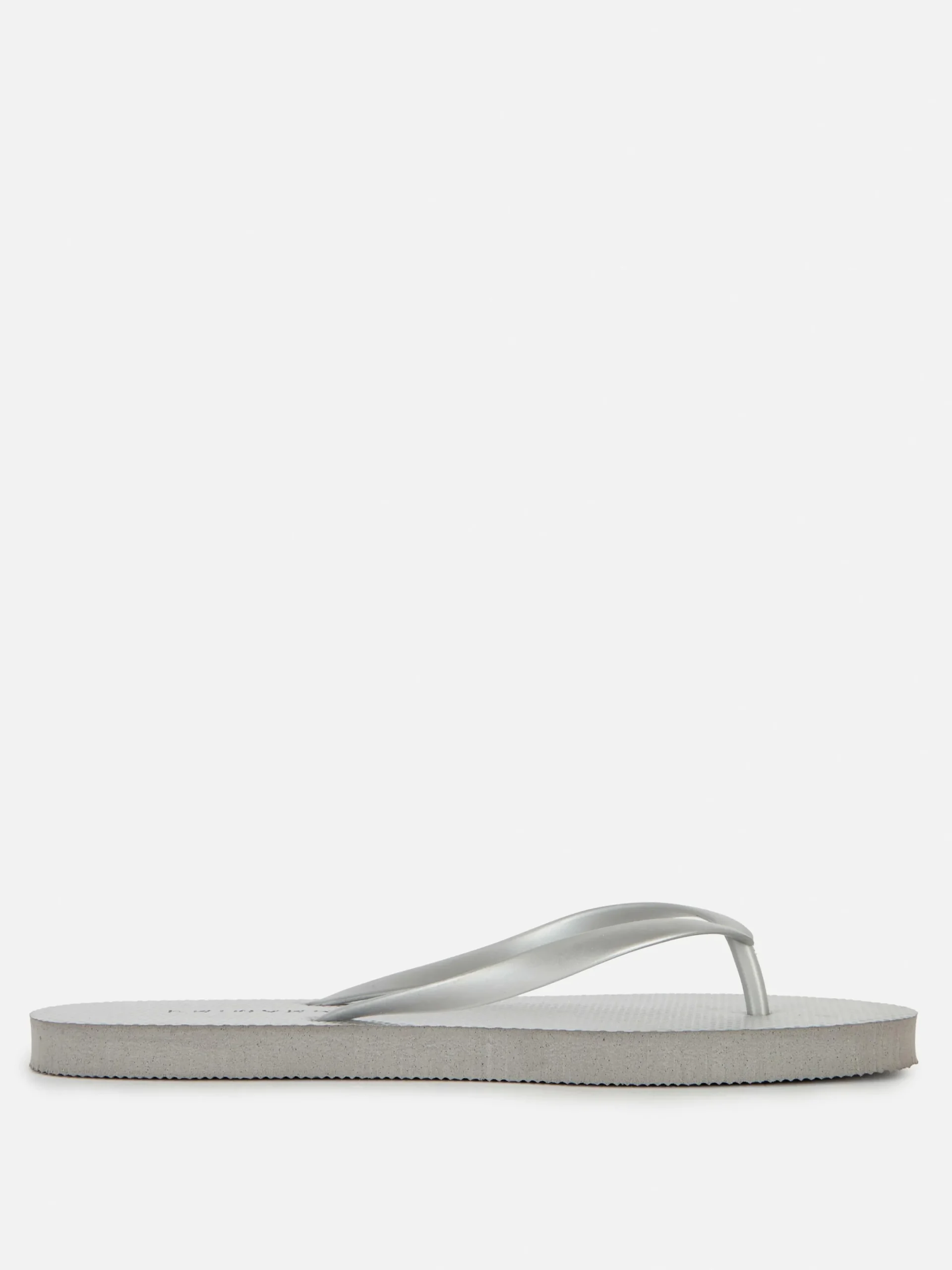 Flipflops Und Badesandalen|Primark Flache Basic Flipflops Silber