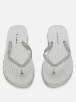 Flipflops Und Badesandalen|Primark Flache Basic Flipflops Silber