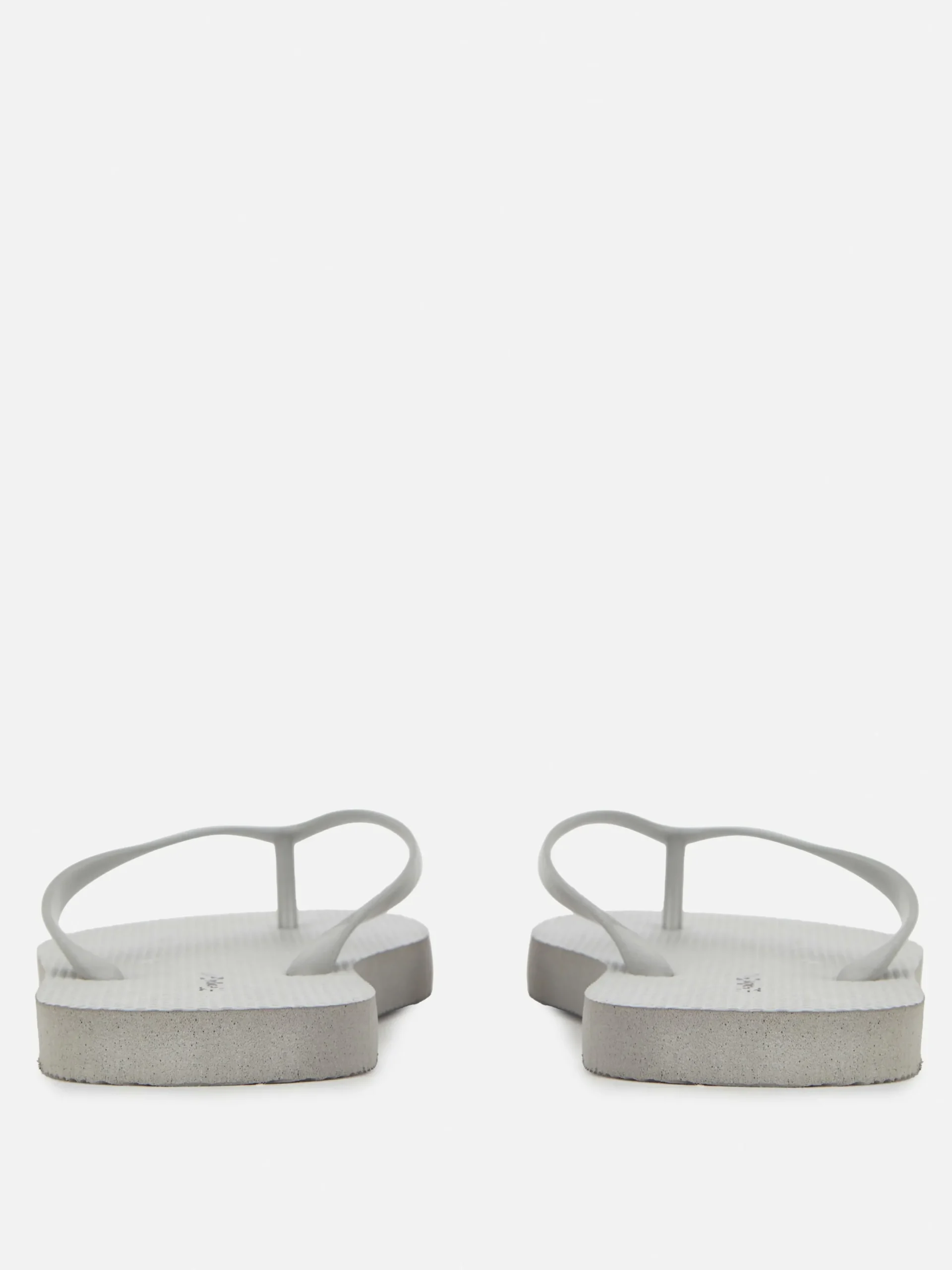 Flipflops Und Badesandalen|Primark Flache Basic Flipflops Silber