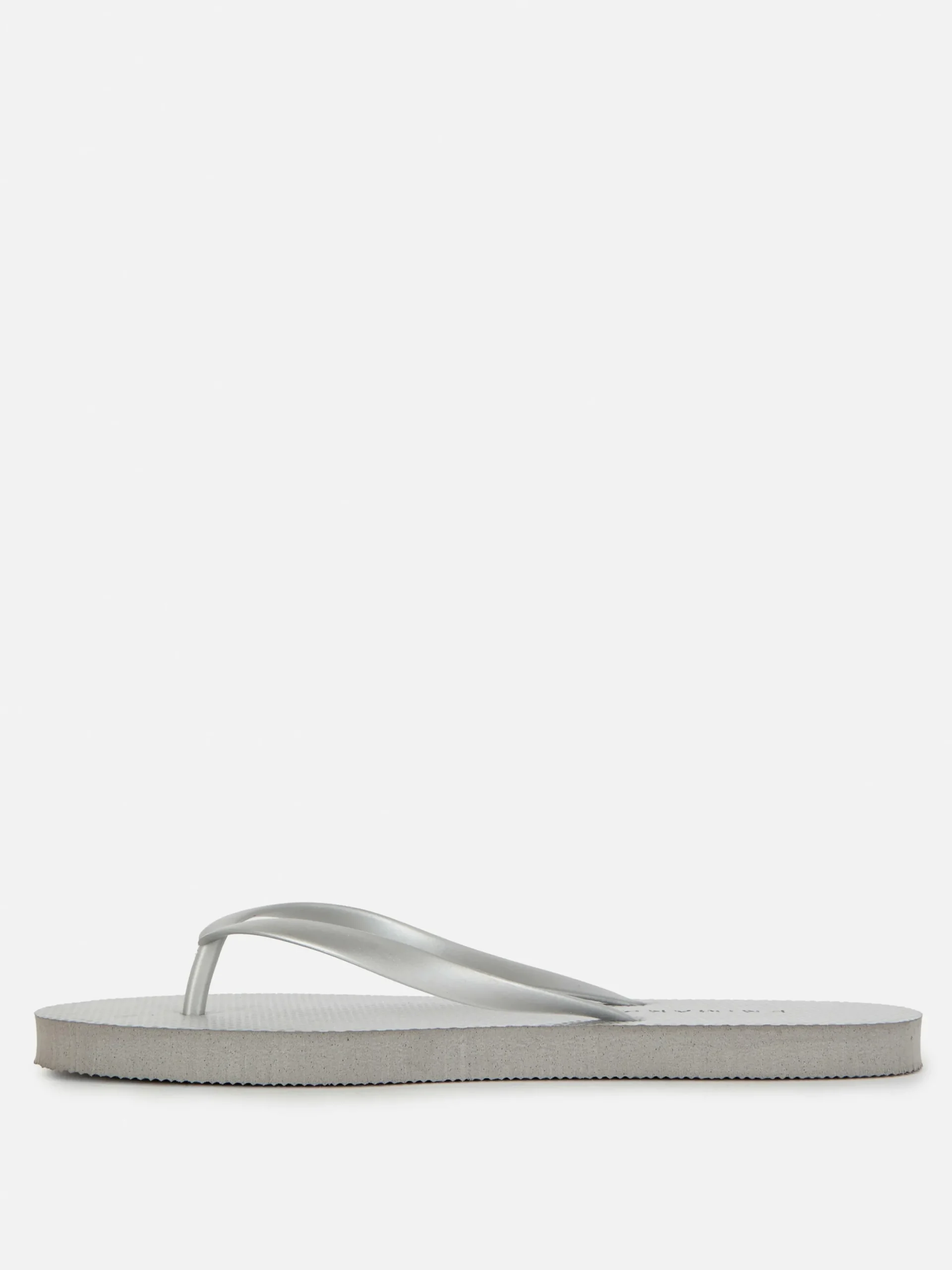 Flipflops Und Badesandalen|Primark Flache Basic Flipflops Silber