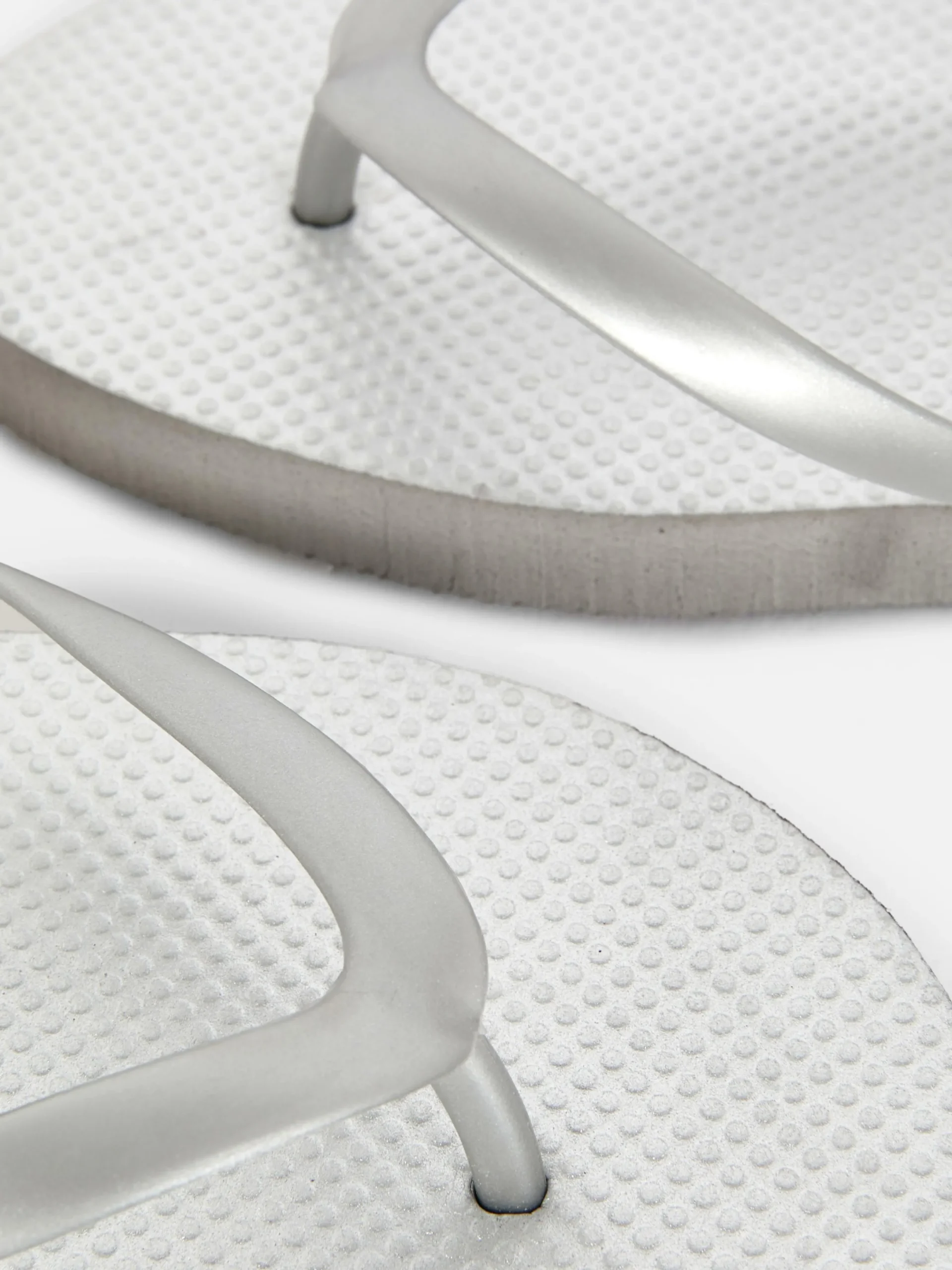 Flipflops Und Badesandalen|Primark Flache Basic Flipflops Silber