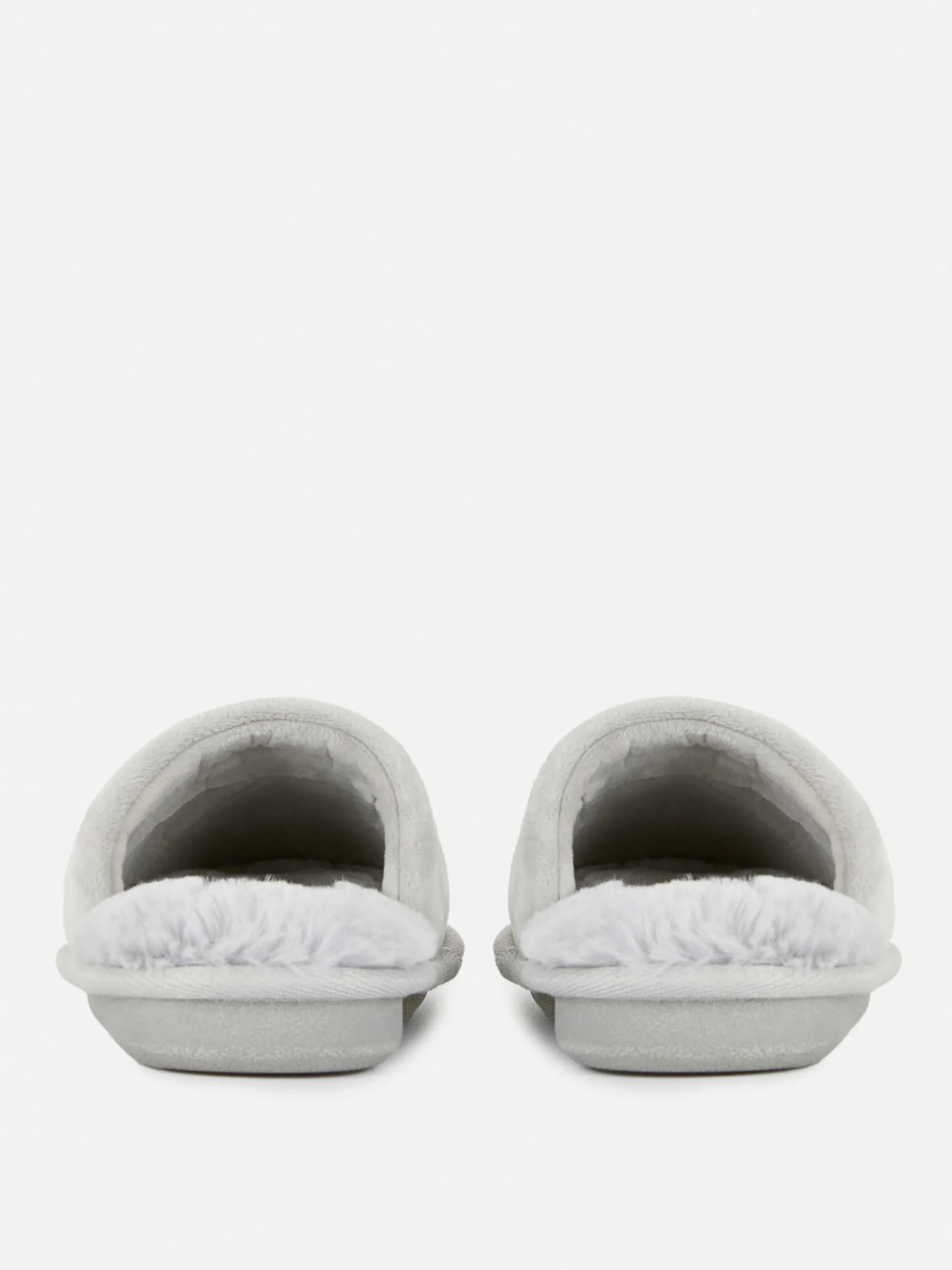 Hausschuhe|Primark Flauschige „Disney Minnie Und Micky Maus“ Hausschuhe Grau